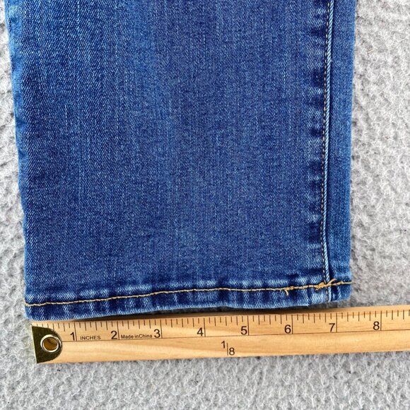 Maurices Jeans Womens 6 Blue Medium Wash Denim Sculpt Straight Stretch Casual - Picture 10 of 12